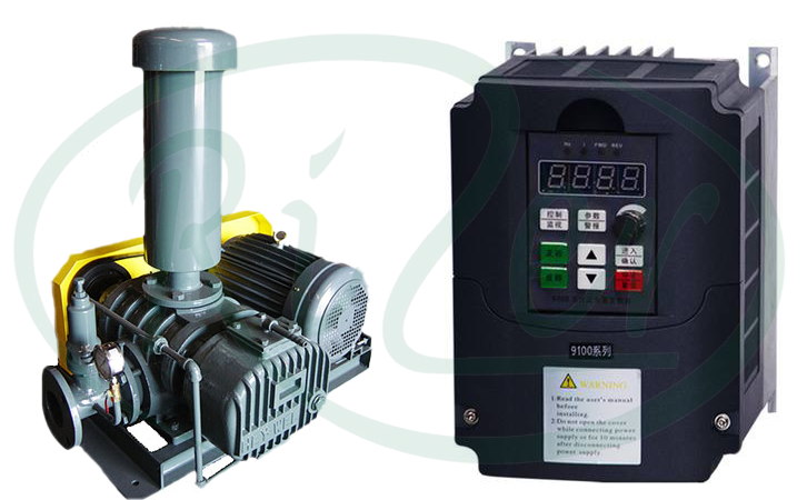 瑞柘羅茨鼓風機選配變頻調(diào)速器實拍 瑞柘羅茨鼓風機選配變頻調(diào)速器實拍