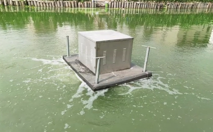 客戶(hù)來(lái)圖，定制生產(chǎn)河道曝氣設(shè)備